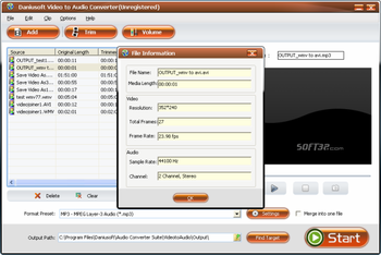 Daniusoft Audio Converter Suite screenshot 6
