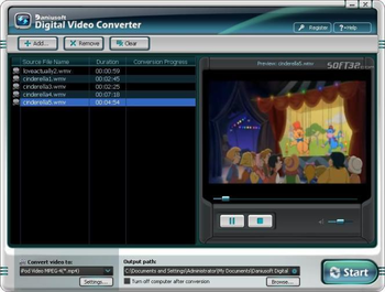 Daniusoft Digital Video Converter screenshot 2