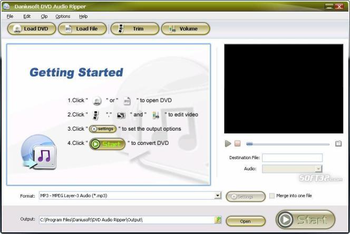 Daniusoft DVD Audio Ripper screenshot 2