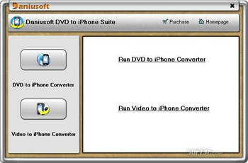 Daniusoft DVD to iPhone Suite screenshot
