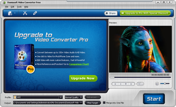 Daniusoft Video Converter Free screenshot 2