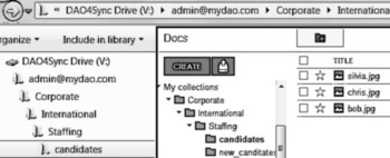 DAO4Sync Docs Edition screenshot