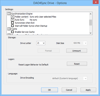 DAO4Sync Drive screenshot 5
