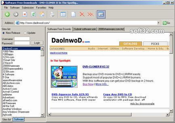 Daolnwod Software Submitter screenshot