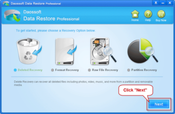 Daossoft Data Rescuer screenshot
