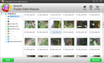 Daossoft iTunes Data Rescuer screenshot 2