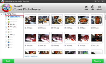 Daossoft iTunes Photo Rescuer screenshot 2