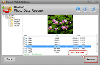 Daossoft Photo Data Rescuer screenshot