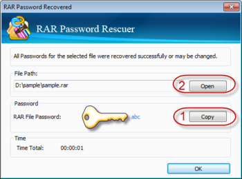Daossoft RAR Password Rescuer screenshot