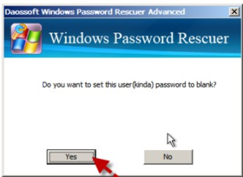 Daossoft Windows Password Rescuer Advanced screenshot 5