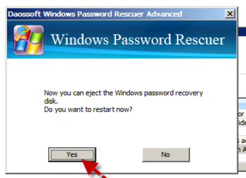 Daossoft Windows Password Rescuer Advanced screenshot 6