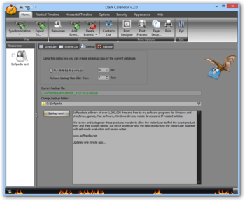 Dark Calendar screenshot 3