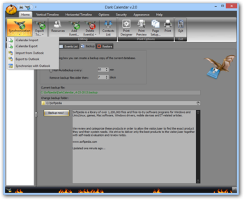 Dark Calendar screenshot 4