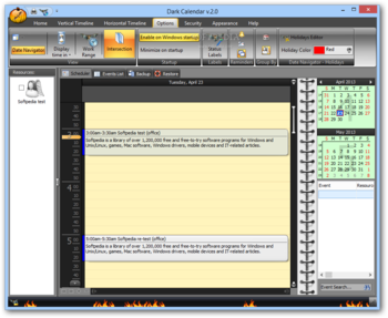 Dark Calendar screenshot 8