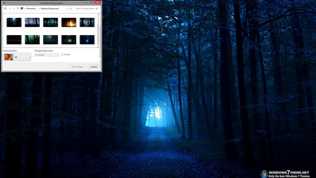 Dark Forest Windows 7 Theme screenshot