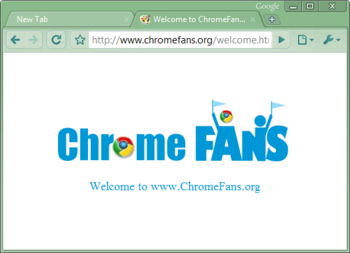 Dark Seagreen Google Chrome Theme screenshot