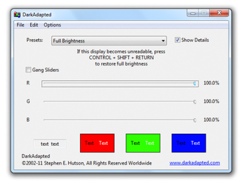 DarkAdapted screenshot