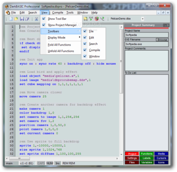 DarkBASIC Professional screenshot 3