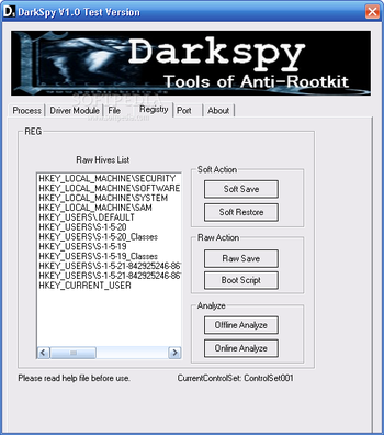 DarkSpy Anti-Rootkit screenshot 2