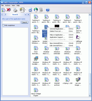 DaRO Uninstaller 2006 screenshot 2