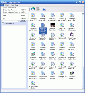 DaRO Uninstaller 2006 screenshot 3