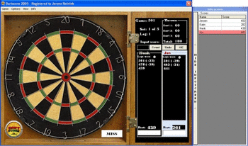 Dartscore 2005 screenshot