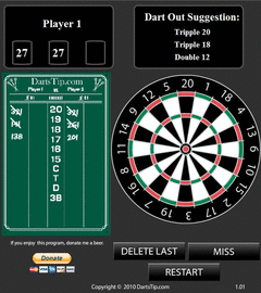 Dartstip Darts Calculator screenshot