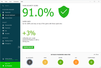 Dashlane screenshot 3