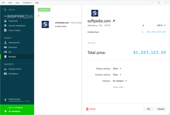 Dashlane screenshot 9