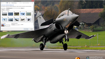 Dassault Rafale Windows 7 Theme screenshot