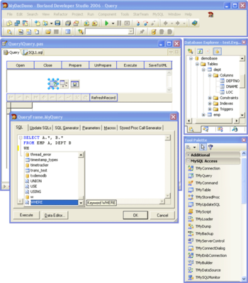 Data Access Components for MySQL screenshot 2