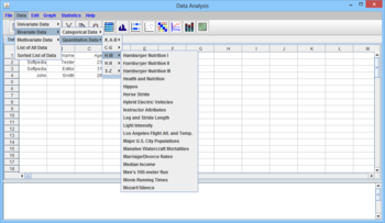 Data Analysis screenshot 2