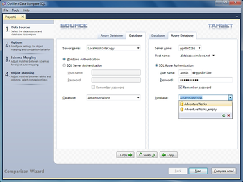 Data Compare SQL screenshot