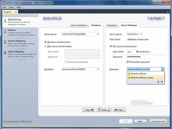 Data Compare SQL screenshot 2