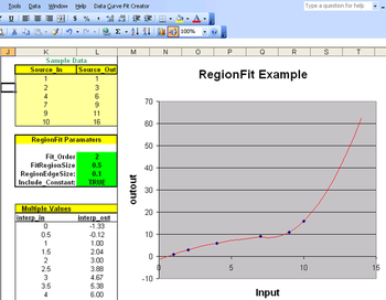 Data Curve Fit Creator Add-in screenshot 6