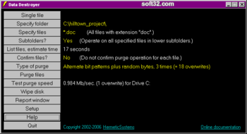 Data Destroyer screenshot 2