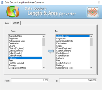 Data Doctor - Length And Area Converter screenshot 2