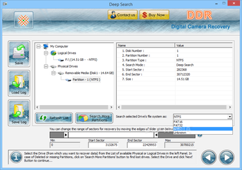 Data Doctor Recovery Digital Camera screenshot 2