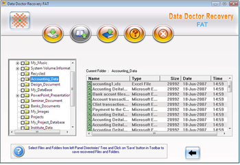 Data Doctor Recovery FAT Partition screenshot
