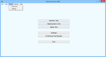 Data Entry Test screenshot 4