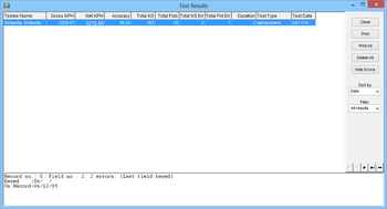 Data Entry Test screenshot 9