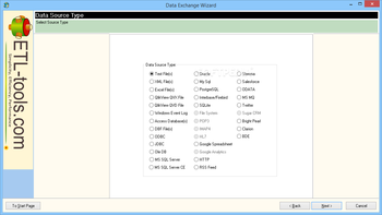 Data Exchange Wizard screenshot 3