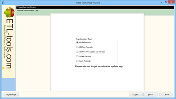 Data Exchange Wizard screenshot 9