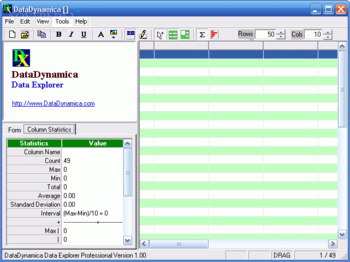 Data Explorer screenshot 2