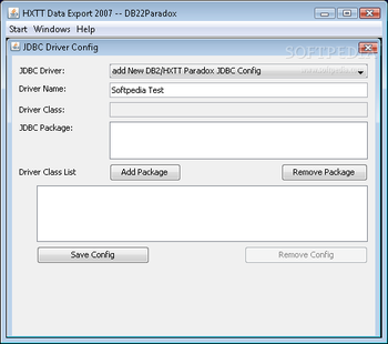 Data Export - DB22Paradox screenshot