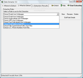 Data Extractor screenshot 2
