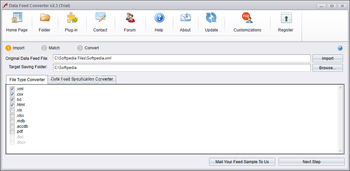 Data Feed Converter screenshot