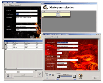 Data Form ActiveX Control screenshot