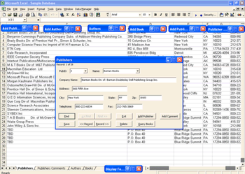 Data Manager for Excel screenshot