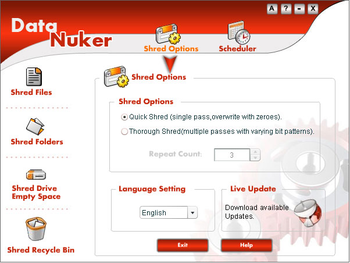 Data Nuker screenshot 2